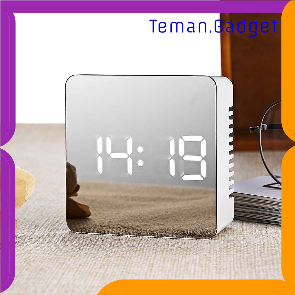 TG-PJM Jam Meja LED Digital Mirror Clock with Temperature - TS-570