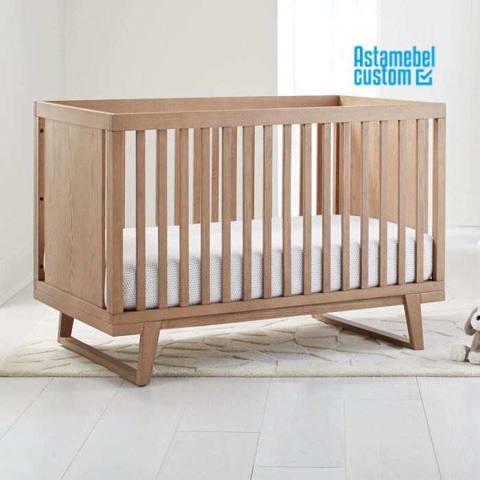 Boks Bayi / Tempat Tidur Bayi Minimalis Kayu Solid Terbaru
