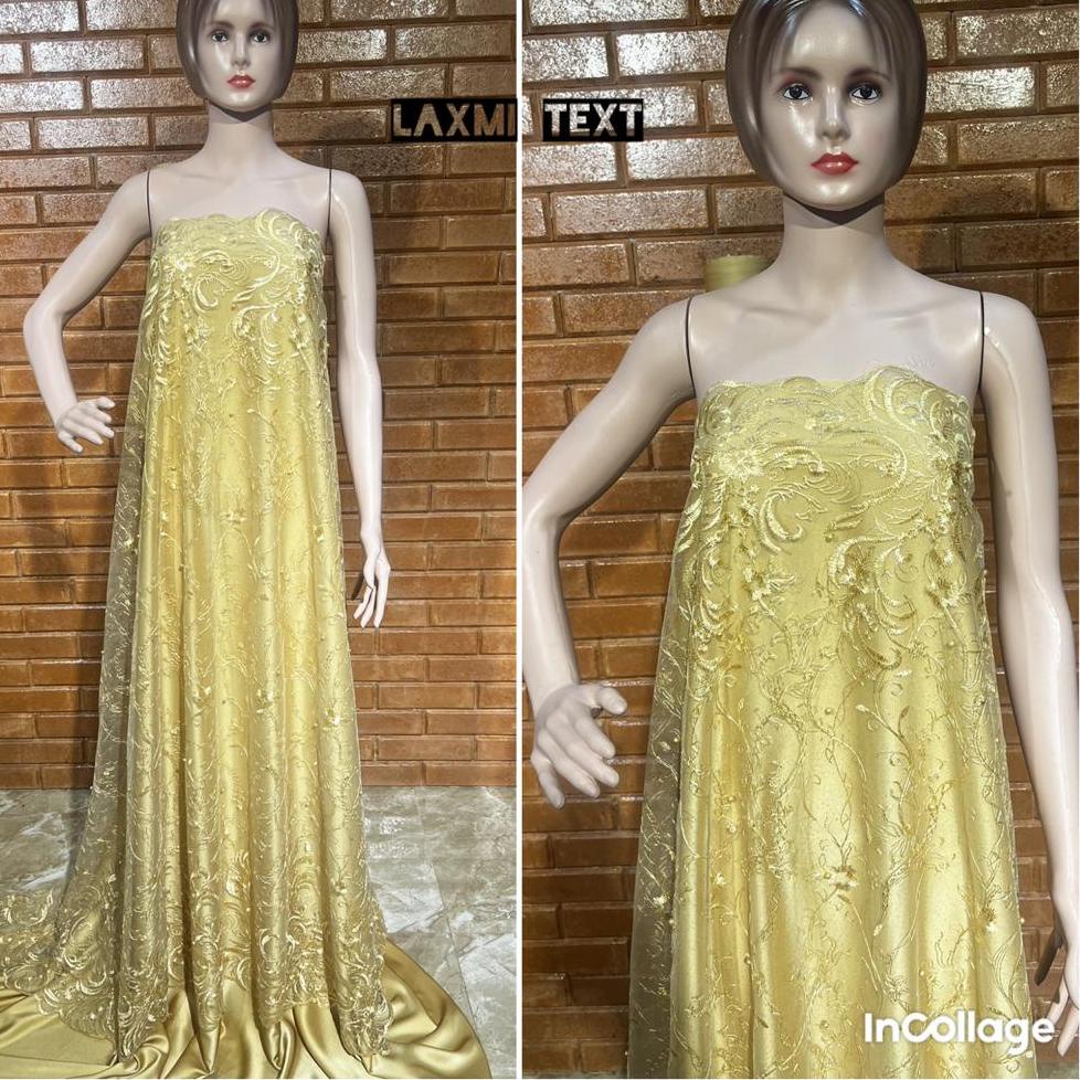 "AR.20Ja23p" Kain tile akar renda new / bahan tulle/ cocok untuk dress Tunik gaun pengantin seragama