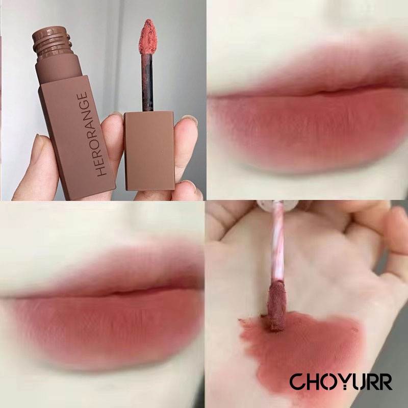 【COD】Lip Gloss / Lip Clay / Lipstick / Kiss Beauty Velvet Matte Tekstur Pelembab Halus Tahan Air Tahan Lama Korean Original-CH