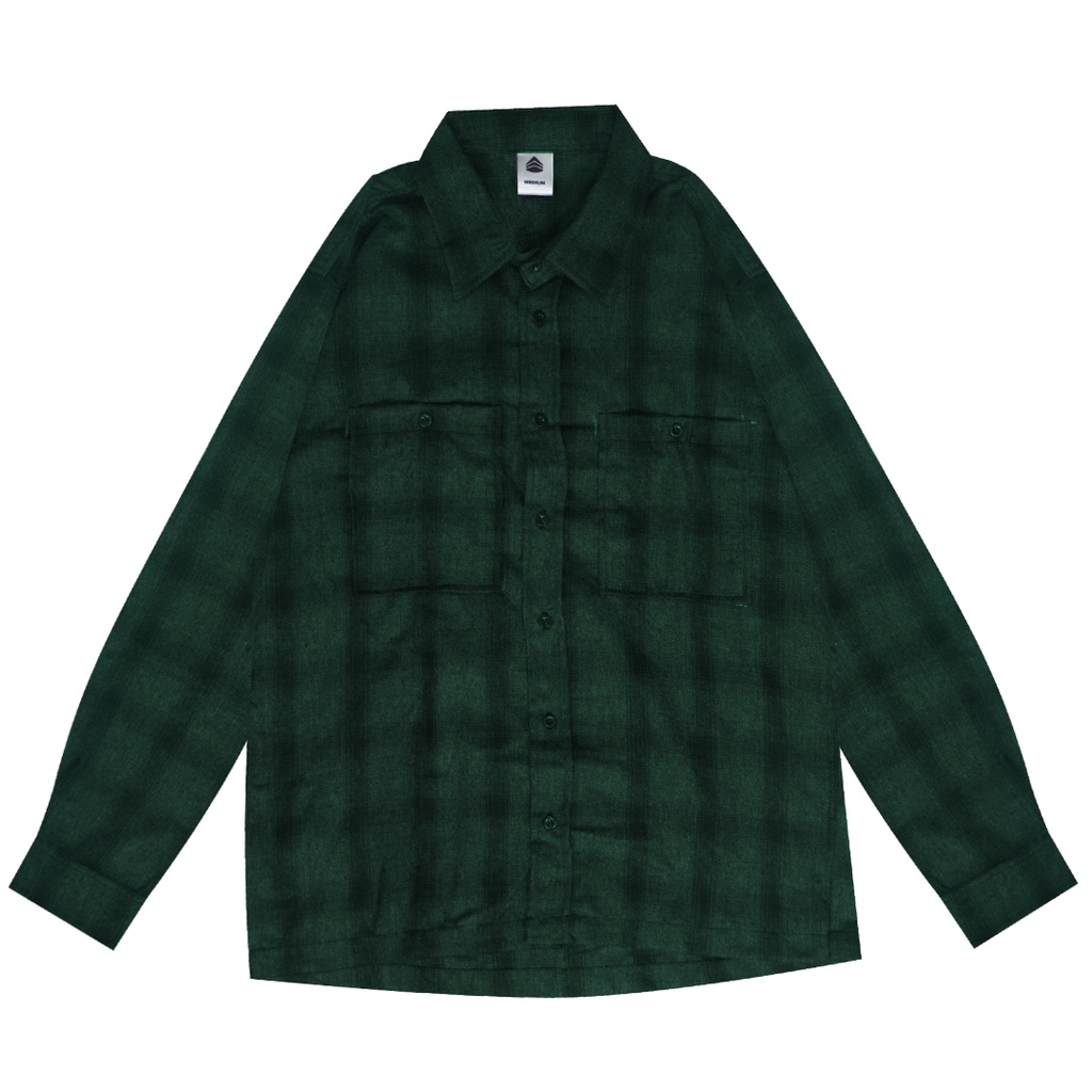 Predecessors Taf Kemeja Flannel Shirt Flatono #2 Green