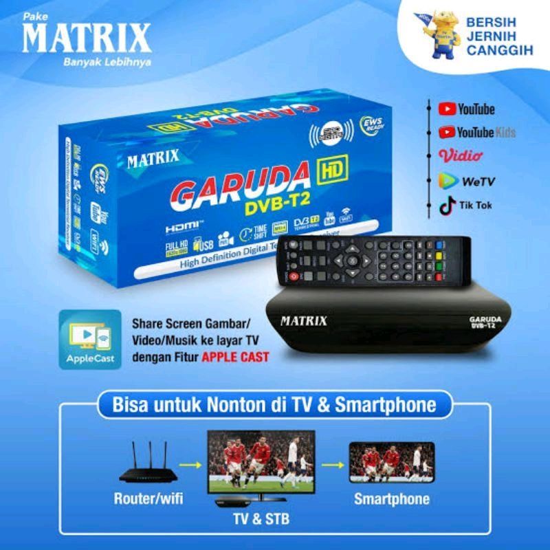 Set top box tv digital untuk TV tabung dan led