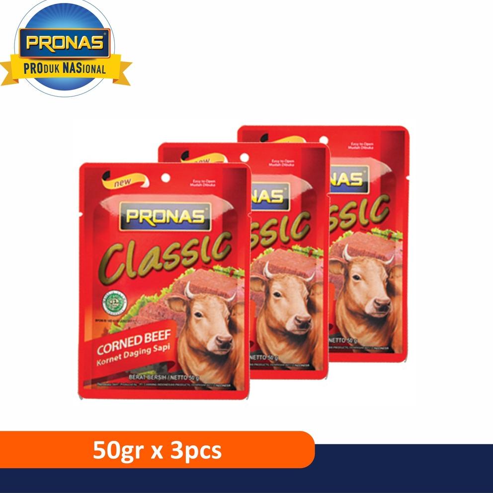 

Cuma Di Sini Pronas Kornet Sapi Sachet 50 g bundling 3 pcs