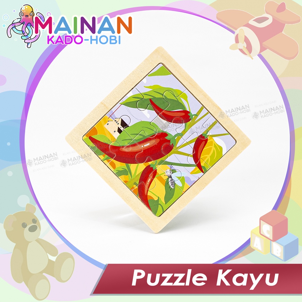 KADO SOUVENIR MAINAN PUZZLE MELATIH MONTESSORI ANAK SEKOLAH 5 TAHUN