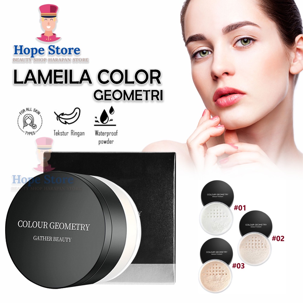 Hope Store - Lameila Bedak Tabur Geometry Gather Beauty Matte 5067