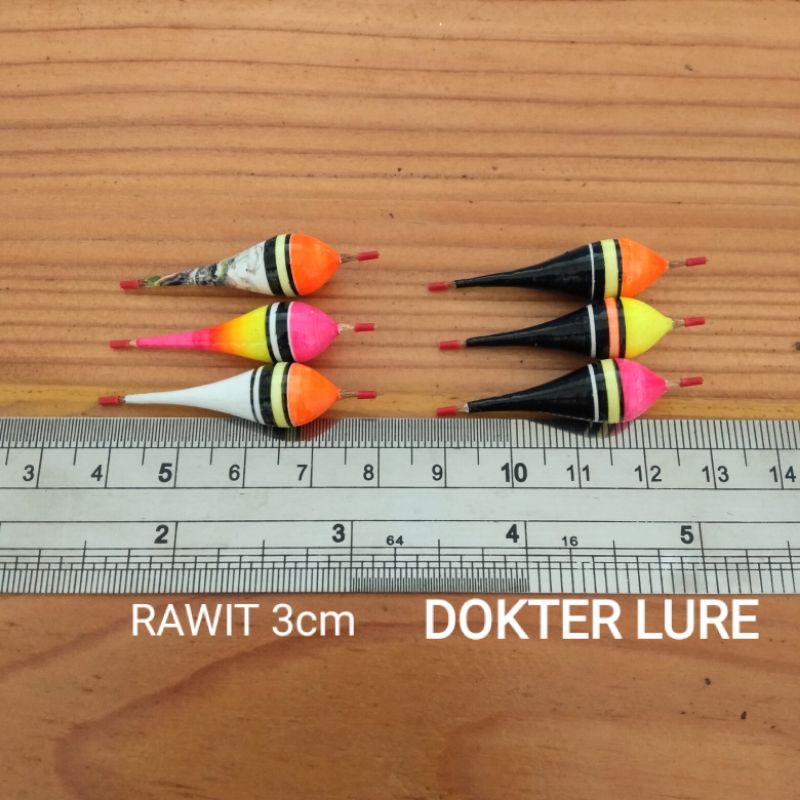 KAMBANGAN PELAMPUNG RAWIT 3cm Kumbul Floater Micro Fishing Tanago
