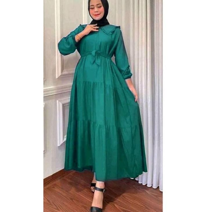 Tren terbaru GAMIS NOORA JUMBO / dress wanita fashion muslim / dress wanita / gamis terbaru / gamis 