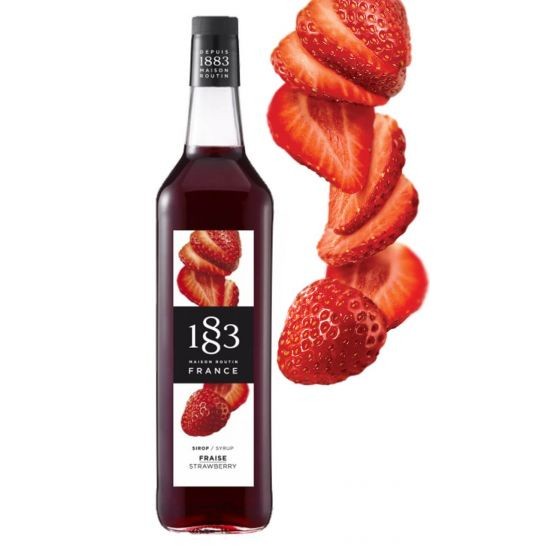 

SYRUP STRAWBERRY 1883 MAISON ROUTIN - SIRUP STRAWBERRY 1 LITER