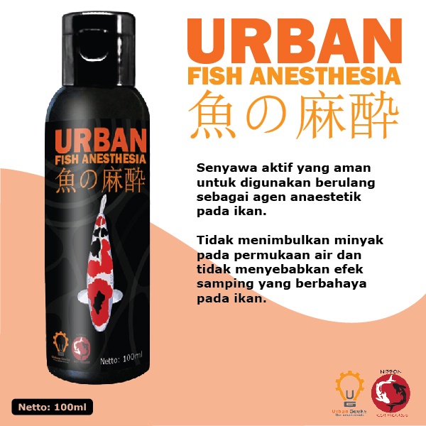 Bius Ikan Urban Fish Anesthesia 100 ml Bius Ikan Treatment Handling