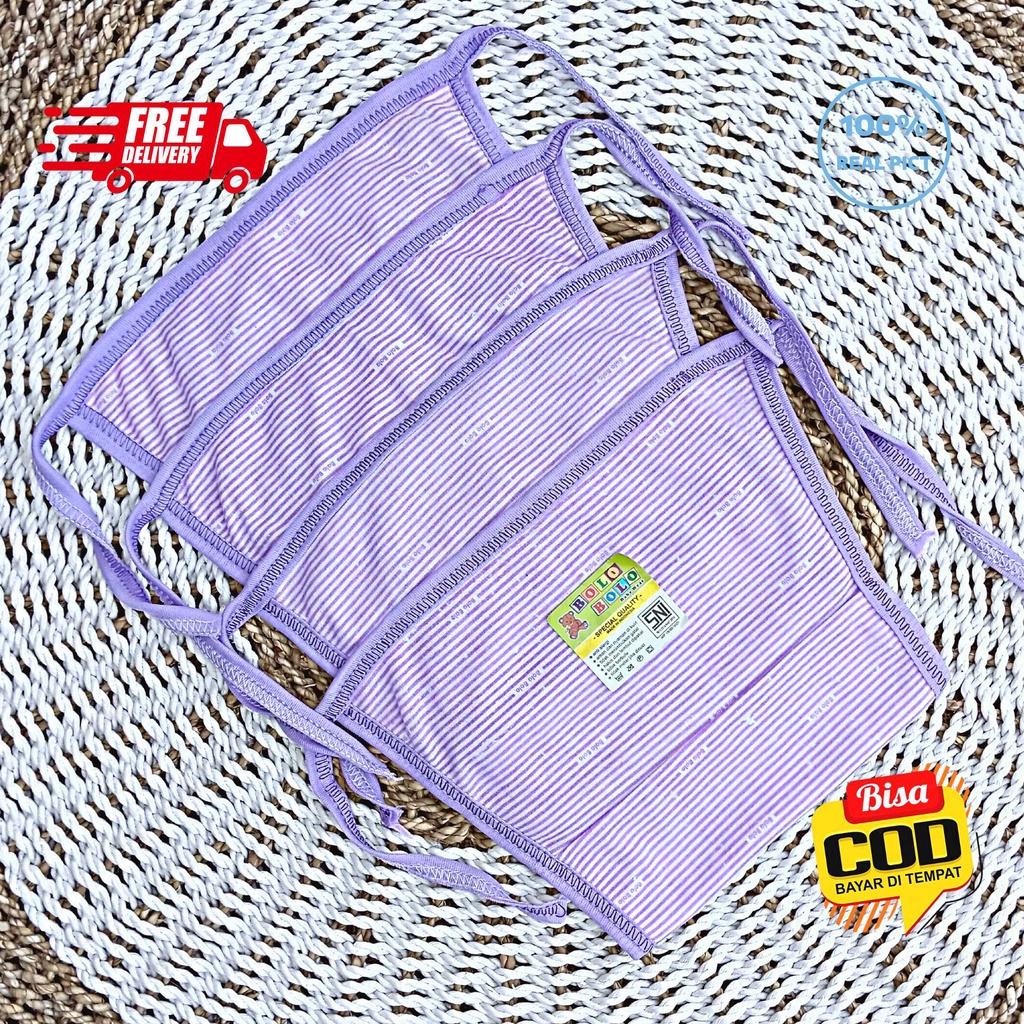 SALE 7.7 Serian Lilac - 12 pcs / 6 pcs Popok Bayi Double Kain LILAC SERIES merk SNI Bolo - Bolo / Popok Double Kain Serian Lilac Premium