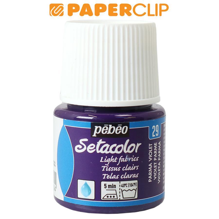 

PEBEO SETACOLOR LIGHT FABRIC PAINT 45ML 329-029 PARMA VIOLET