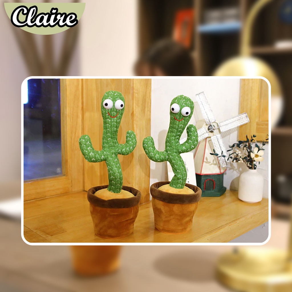 Cactus Toy Electronic / Boneka Kaktus Joget Joged / Kaktus Joget Viral Tiktok