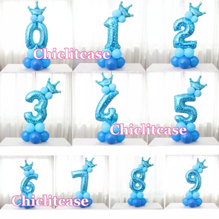 BALON ANGKA / ANGKA JUMBO / SET BALON ANGKA JUMBO / BALON ANGKA JUMBO