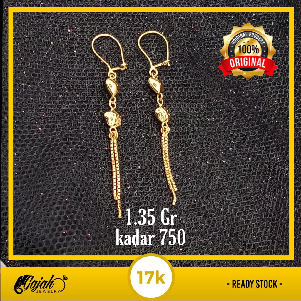 Anting Emas 17 K - 1.35 gr Kadar 750 - 2865