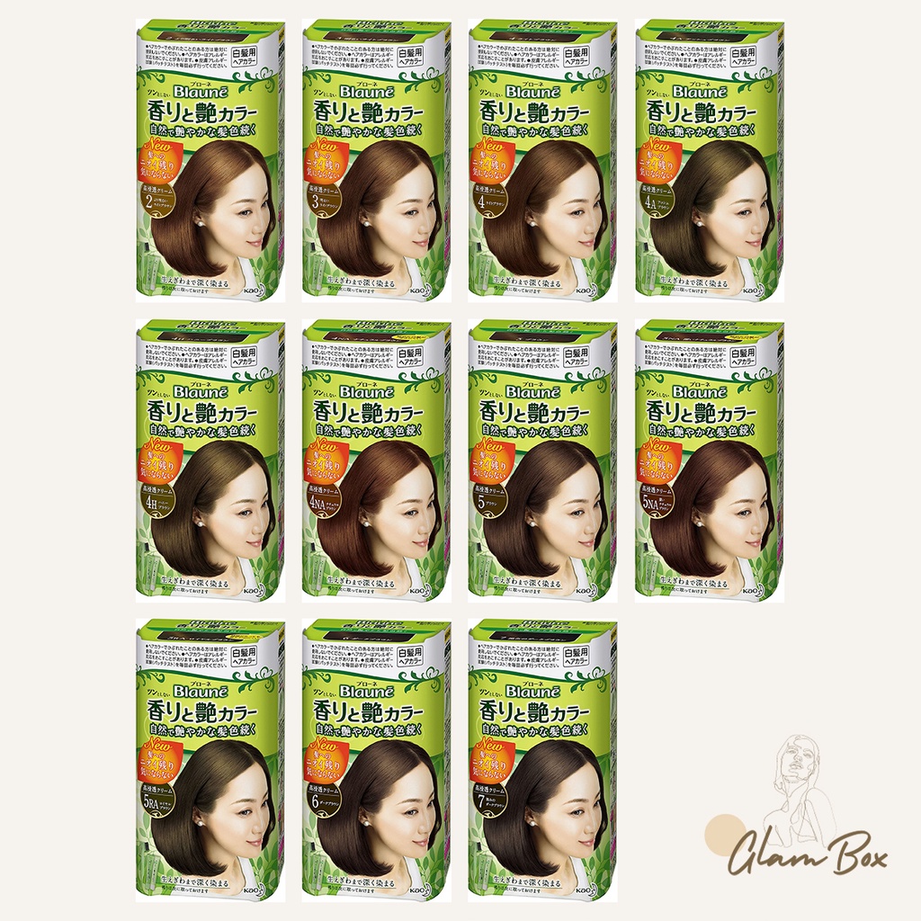 Liese Blaune Fragrance and Gloss Hair Color Cream (Penutup Uban)