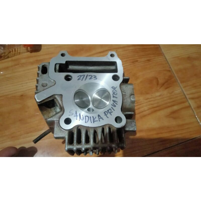 Head/Mesin/Blok Head, JupiterZ/VegaRNew/Old/Crypton UKURAN KLEP 27/23 SPEK 130