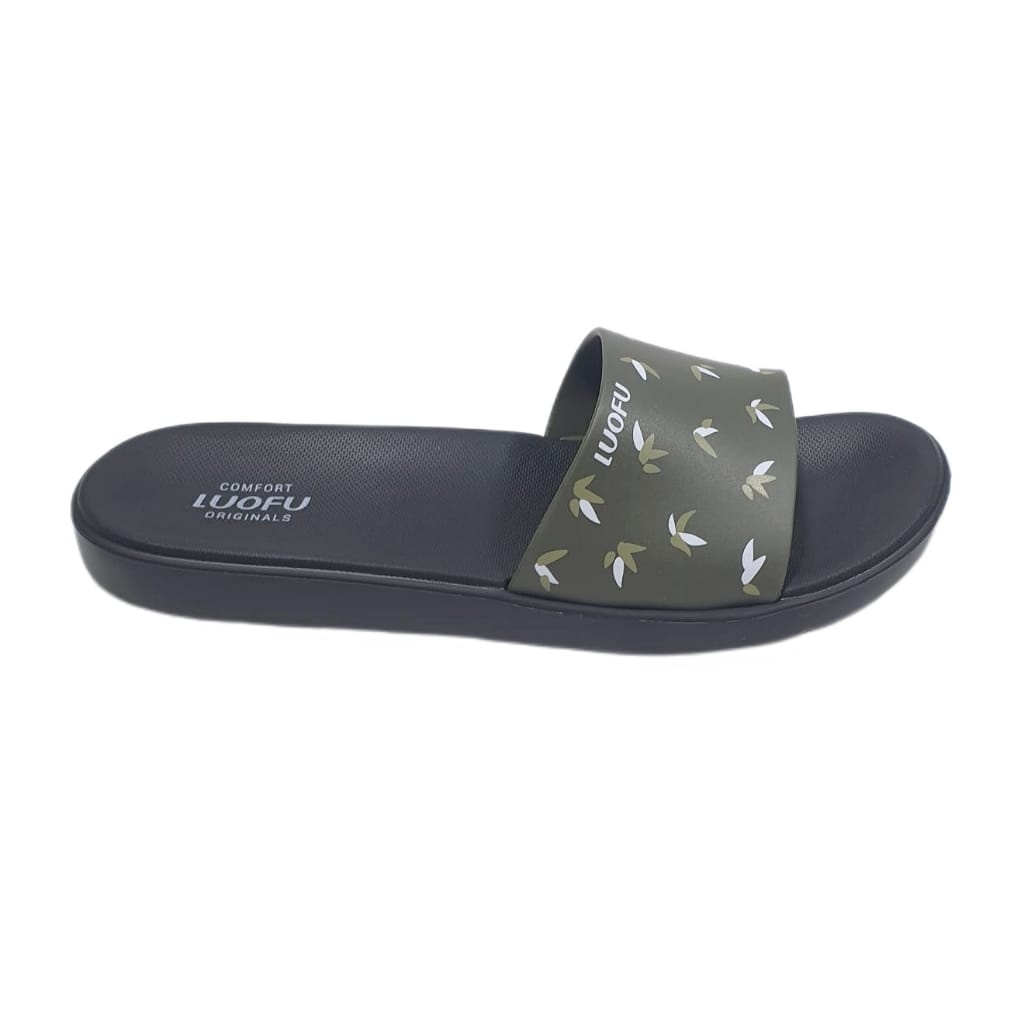LUOFU ORIGINAL sandal karet empuk murah wanita selop sendal cewek import E7172SH-B200