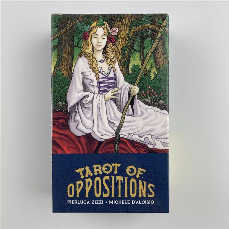 [COD] Tarot of Oppositions 78 Cards Deck by Perluca Zizzi n Michele Daloisio dengan Buku Panduan Printed