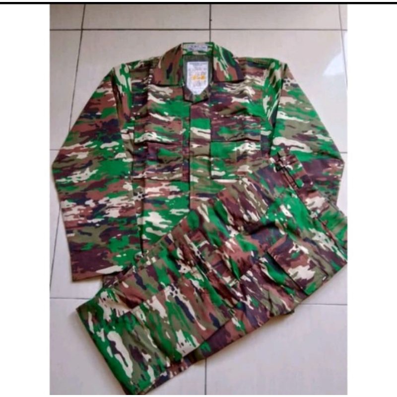 pdl baloteli NKRI semi wool full puring /baloteli kancing  produksi