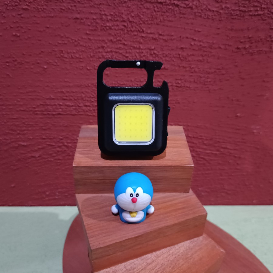 Lampu LED Portable Mini COB Keychain Light Rechargable