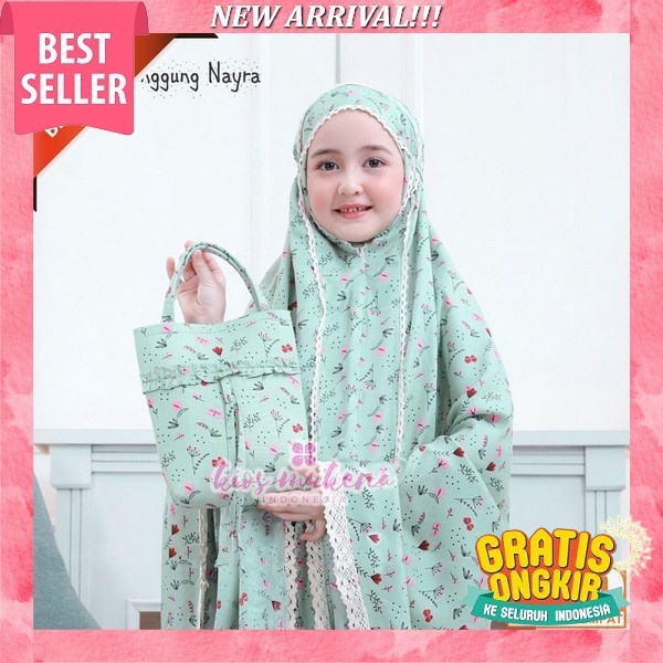 Mukena Anak Usia 2 3 4 5 6 7 8 9 10 11 12 Tahun Set Sajadah / Mukenah Anak Tanggung Terbaru Bayi Bab