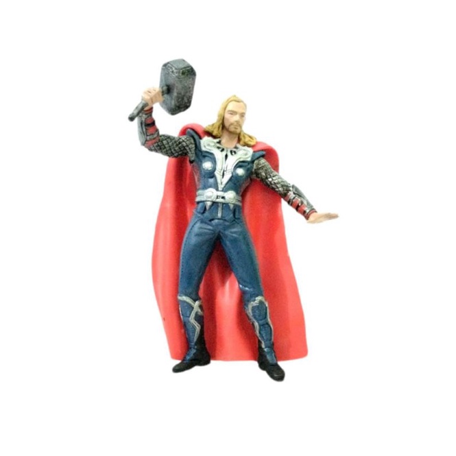 Mainan Figure Avengers Super Hero Hulk Iron Man Thor Miniatur Pajangan Murah
