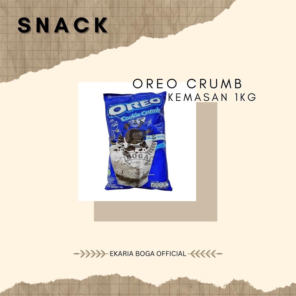 

SNACK | BISCUIT | BISKUIT OREO | OREO CRUMB | OREO CRUMB KEMASAN 1KG