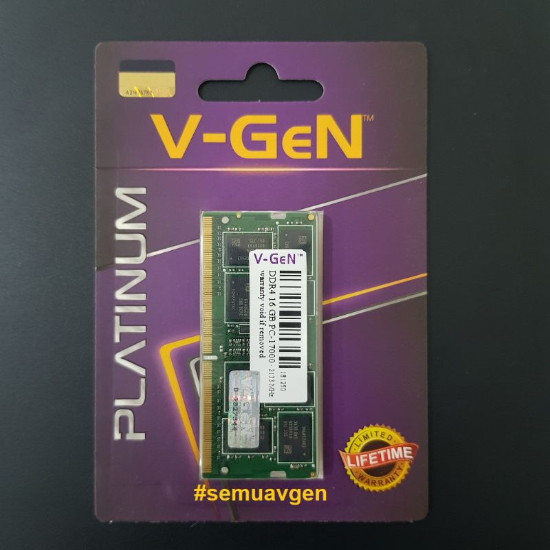 SODIM DDR4 16 GB 2133 Mhz V-GEN
