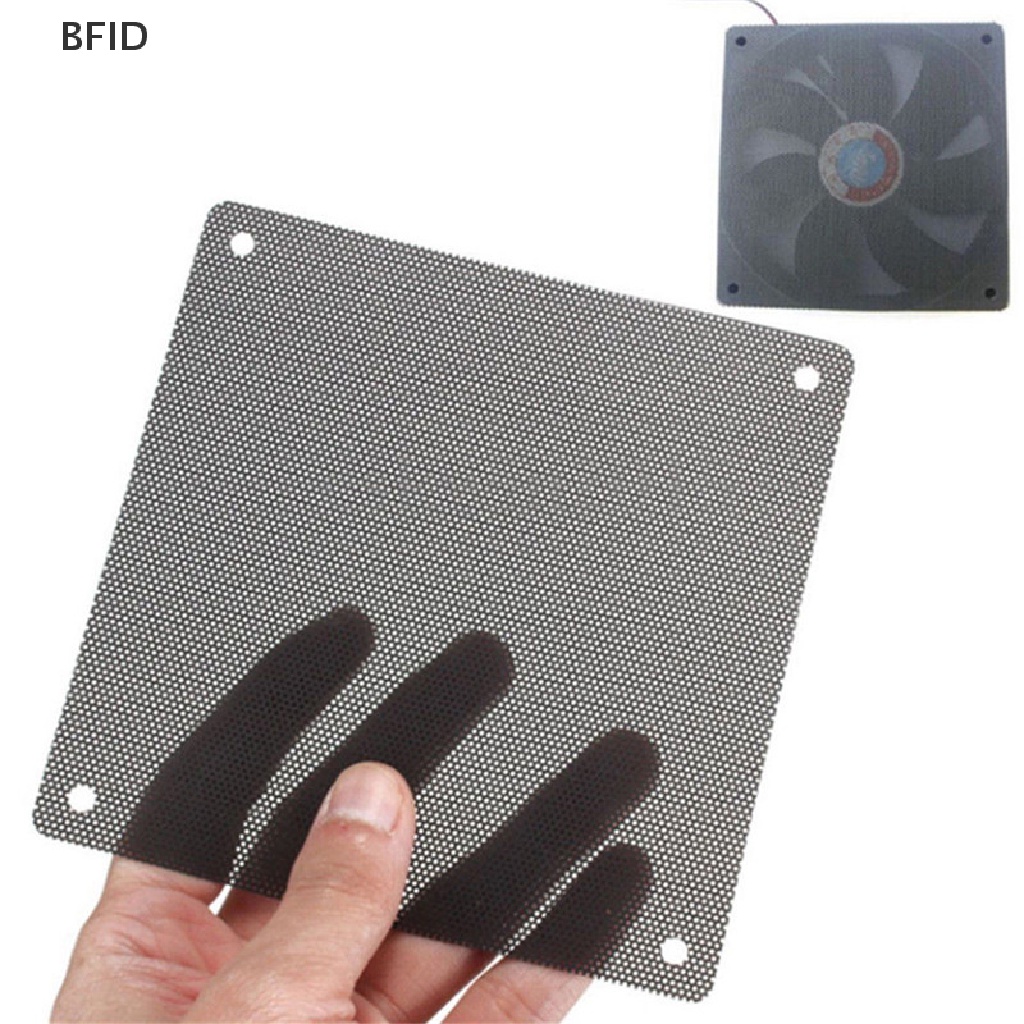 [BFID] 5pcs 120mm Cuttable Black PVC PC Fan Penyaring Debu Dustproof Case Jaring Komputer [ID]