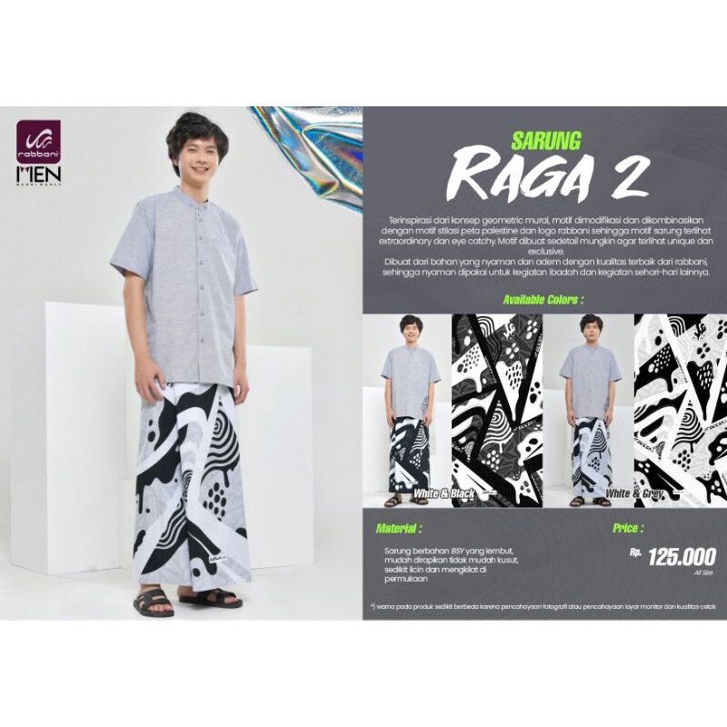 Sarung Raga 2 Rabbani - Sarung Rabbani Palestine - Sarung Rabbani Terbaru - Sarung Rabbani Motif - S
