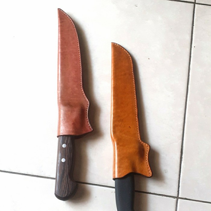 Silahkan Order] Sarung Pisau Golok Kulit Asli Custom