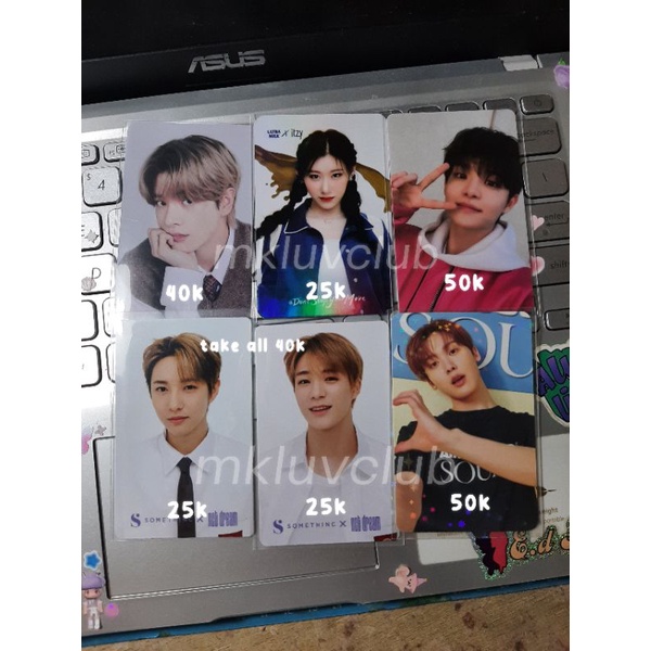 [OFFICIAL] pc photocard jake enhypen ggu ggu 2022 chaeryeong ultramilk jihoon treasure applewood jen