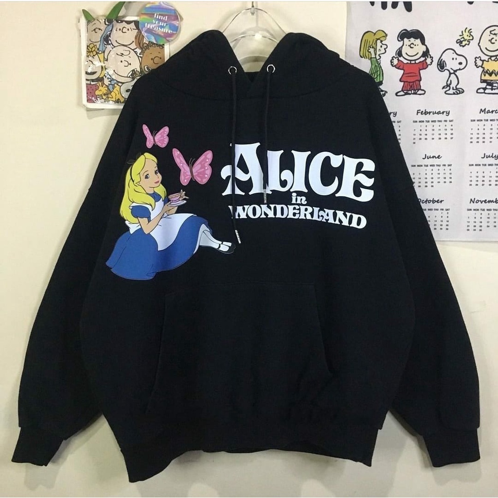 SWEATER HOODIE ALICE OVERSIZE / SWEATER HOODIE OVERSIZE WANITA