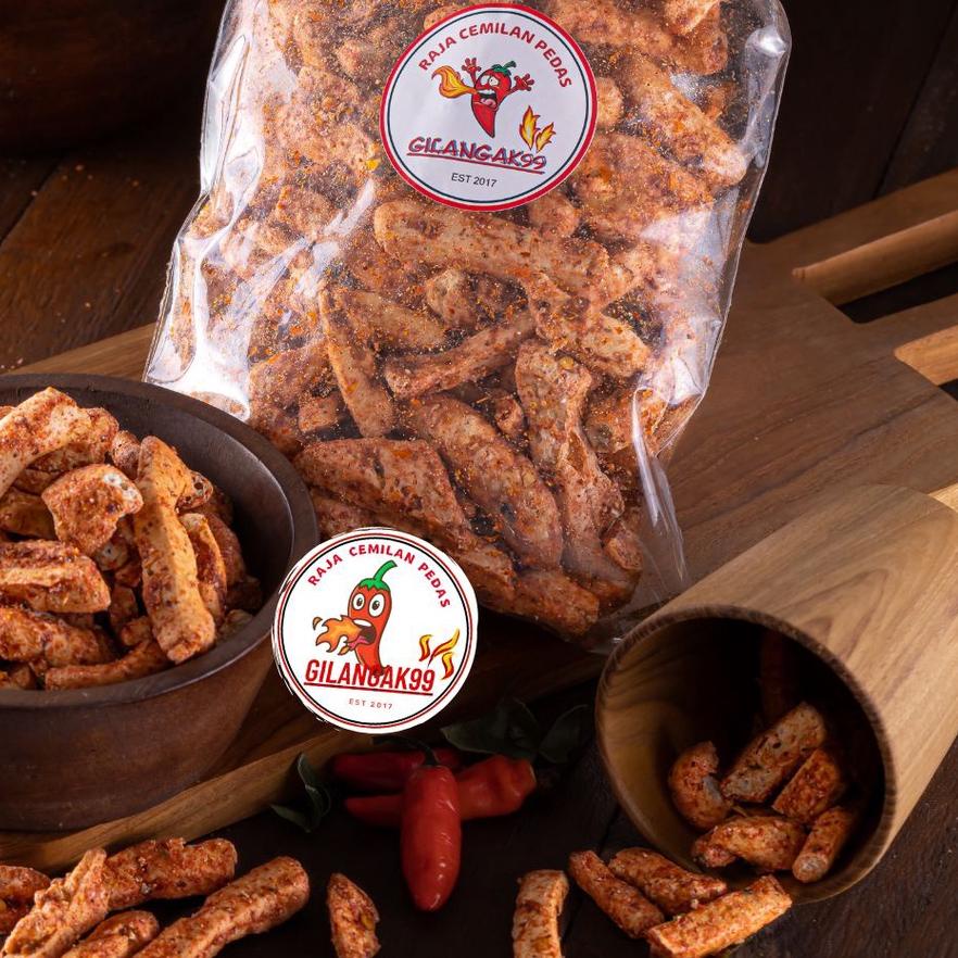 

Sale [TD4] Basreng stick basreng stik PEDAS DAUN JERUK 500gr basreng stik pedas basreng stik murah basreng bandung baso goreng