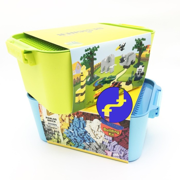 Brick Mainan Anak Building Block Kit Panlos Brick Wange Designer 625 Pcs Box