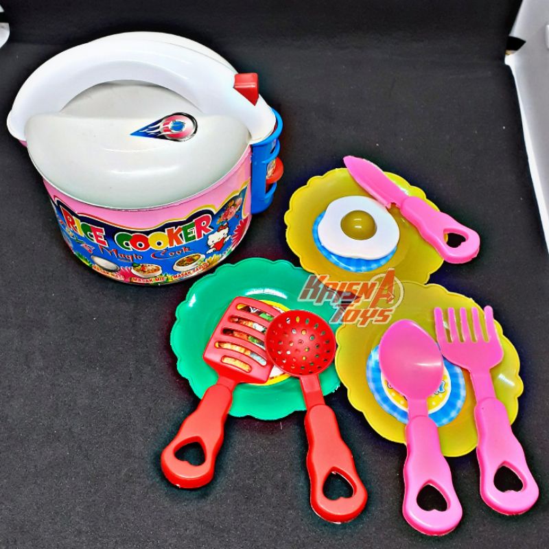 MAINAN ANAK MAGIC COM SET/RICE COOKER MAINAN/KITCHEN SET