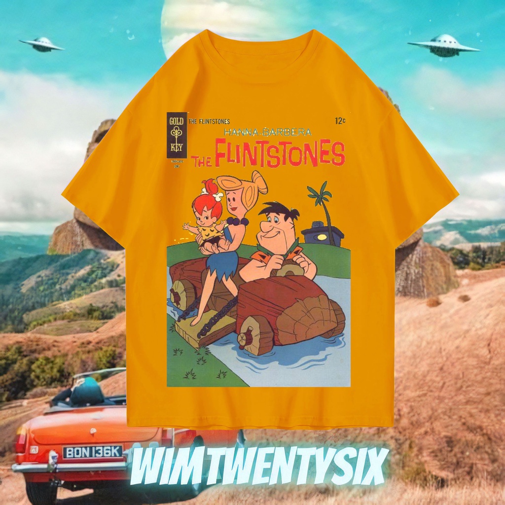 Wimtwentysix “kaos oversize the flintstones family vintage tee” Oversized t-shirt