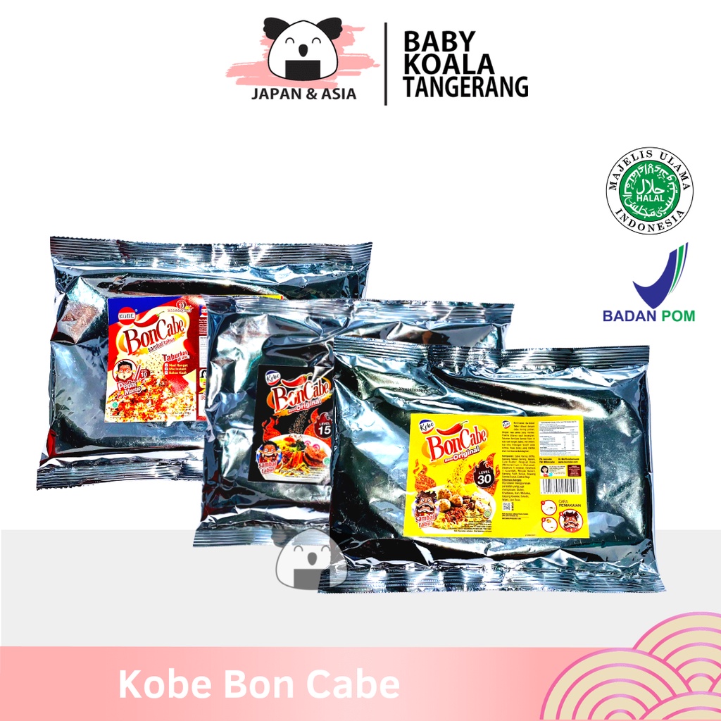 

KOBE BONCABE Level 10,15,30 Bon Cabe 250 gr Halal │ Bubuk Cabai Pedass