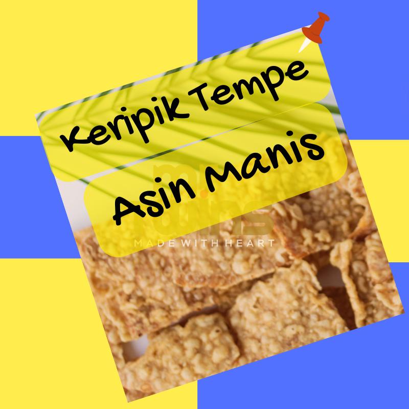 

Keripik Tempe asin manis 120 gram si iban