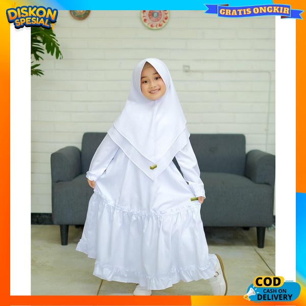 Gsmis Kids Terbaru 2023 Dress Kid Muslimah Pakaian Muslim Baju Gamis Dress Wanita Cewek Baju Anak Pe