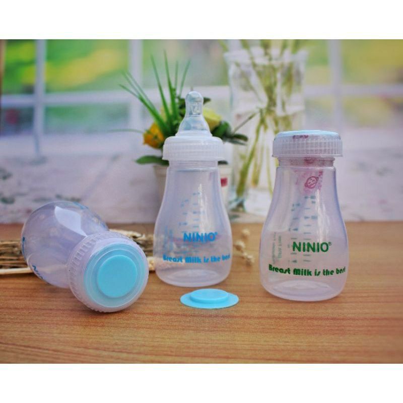 Gabag Breast Milk Storage 120ml isi 30 | Ninio Breast Milk Storage Bottles PP 120ml BPA Free | Botol Penyimpanan Asi Ninio
