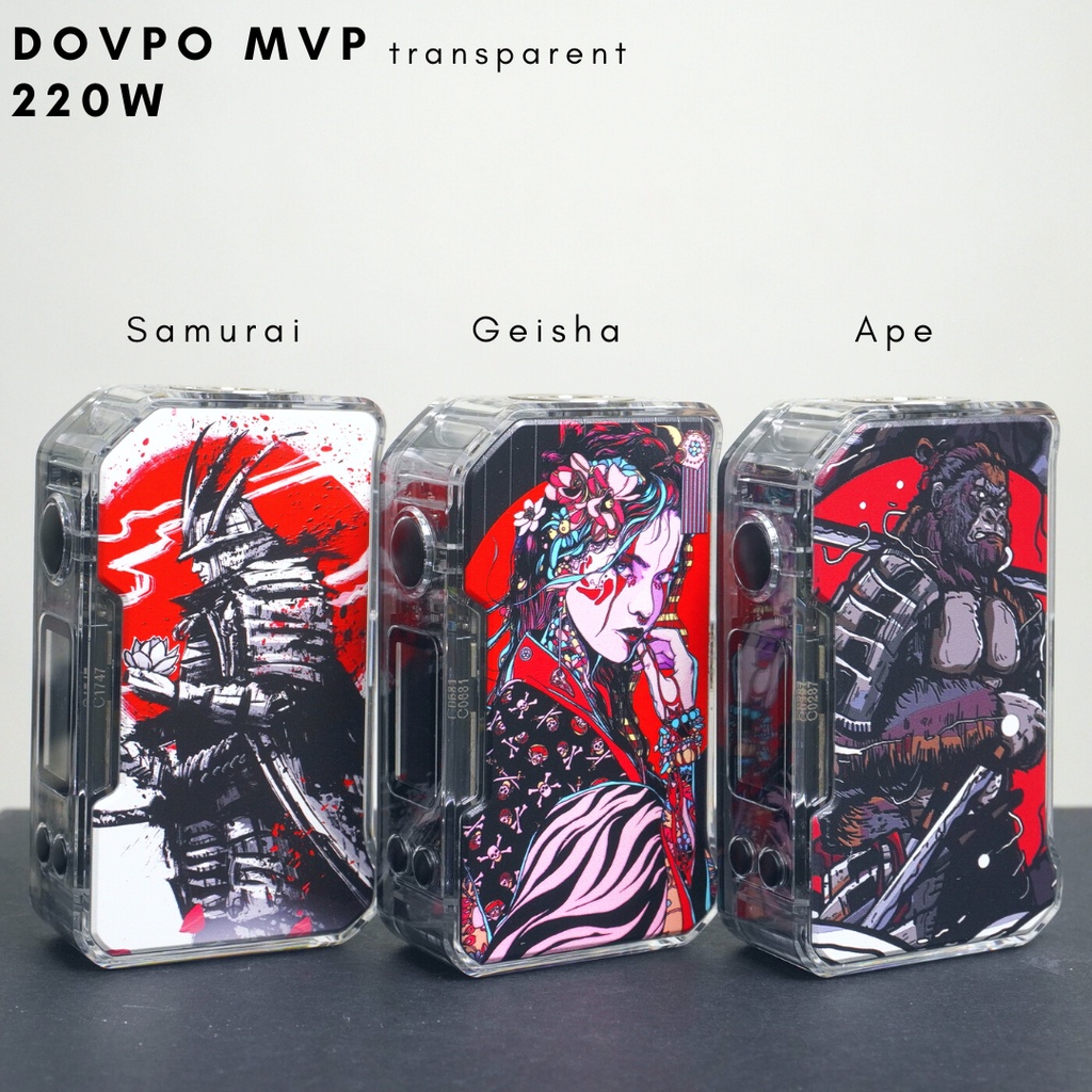 Mod Vape Vapor Dovpo MVP 2023 Clear Edition 220W Authentic By Dovpo