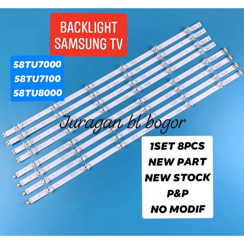 LAMPU LED BL BACKLIGHT TV SAMSUNG 58TU7000 UA58TU7000 UA58TU8000 UA58TU7100 58TU8000