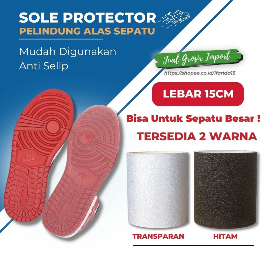 ORIGINAL Hard Glaze Sole Protector - Sol Alas Sepatu Anti Licin