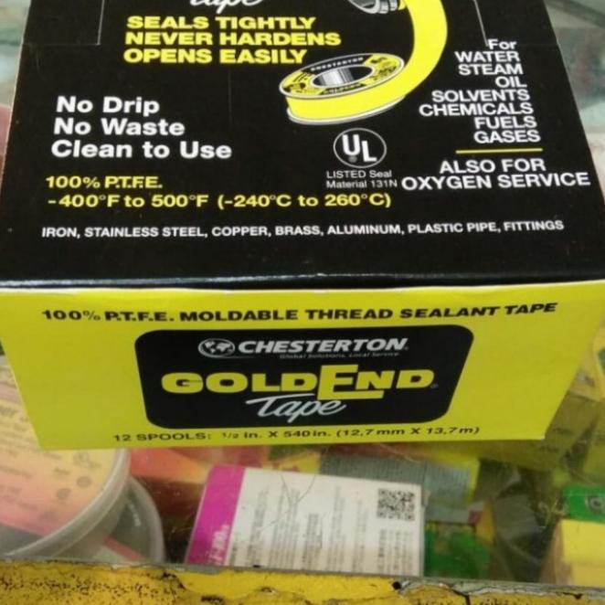 Seal Tape Chesteron/Gold And Tape 800/Seal Tape Oil And Gas