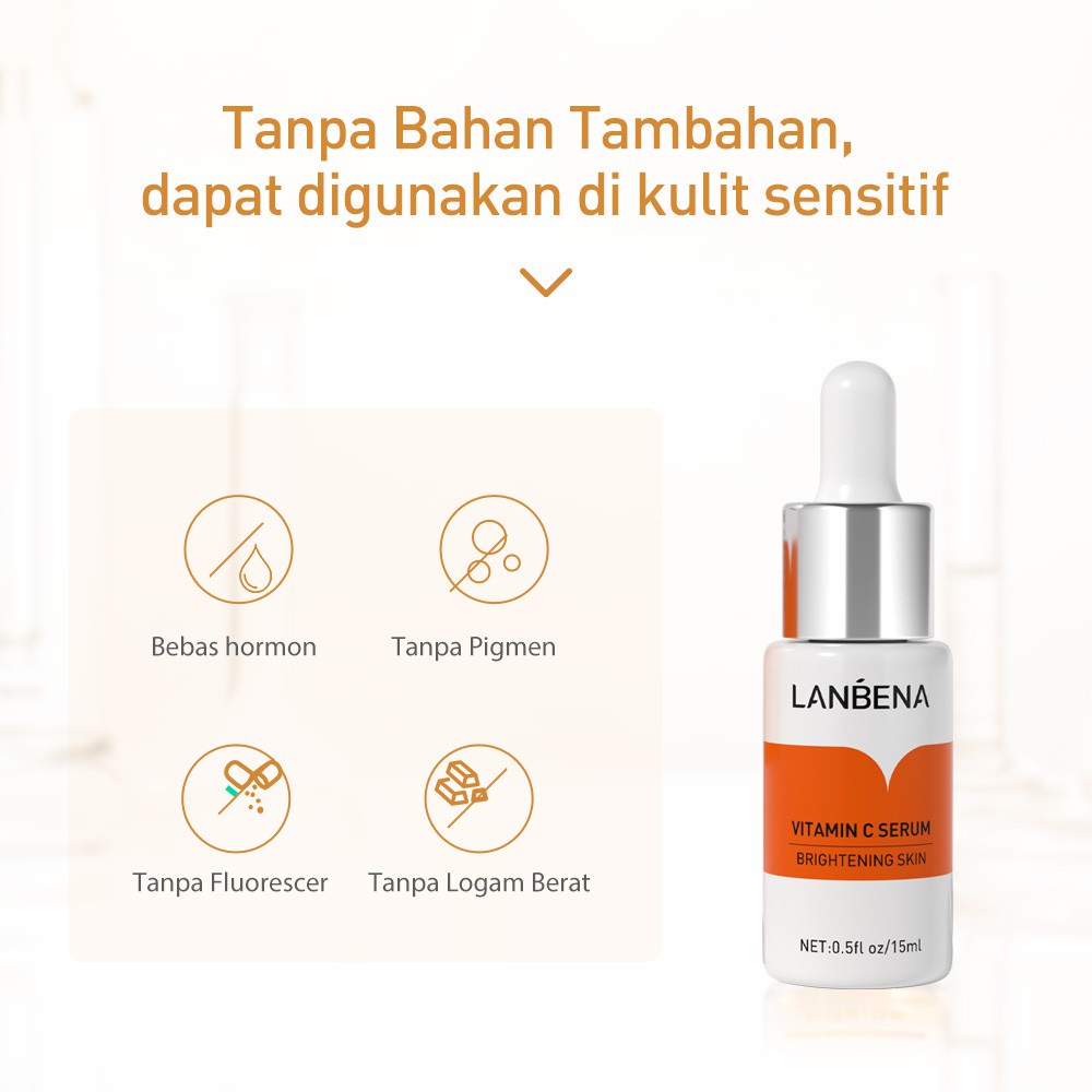 LANBENA Vitamin C Serum - Mencerahkan Wajah (15ml) BPOM