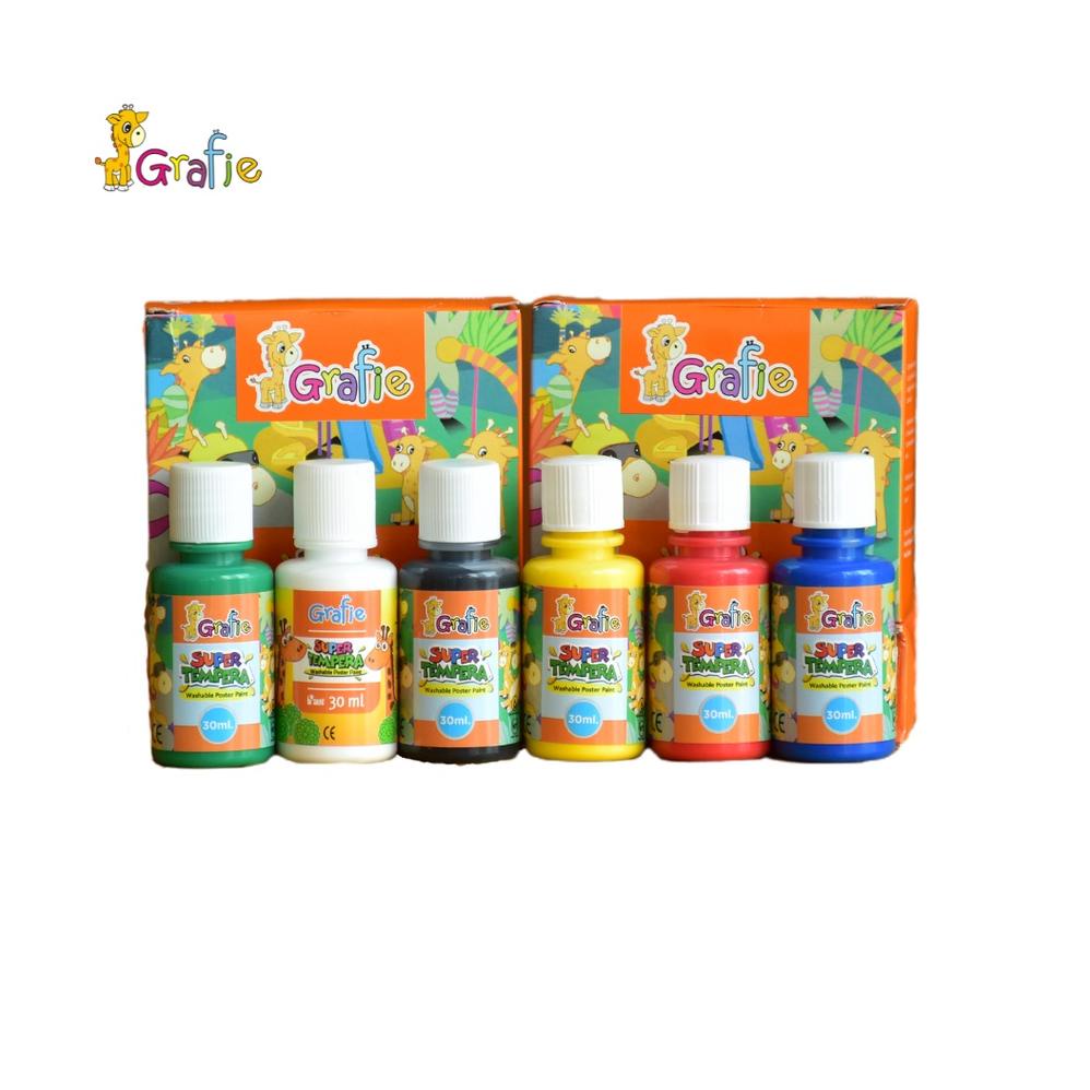 

KKYPK GRAFIE Cat Finger Painting Anak Washable Poster Paint 6 Color 30ml 33