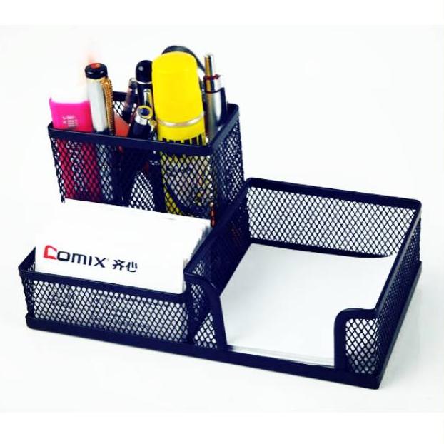 

[SRT79] Memo Holder Panjang 3 Sekat Desk Set Organizer Tempat Pensil Meja Pen BACA DESKRIPSI Best Product ^