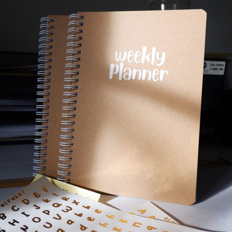 

weekly planner book buku mingguan