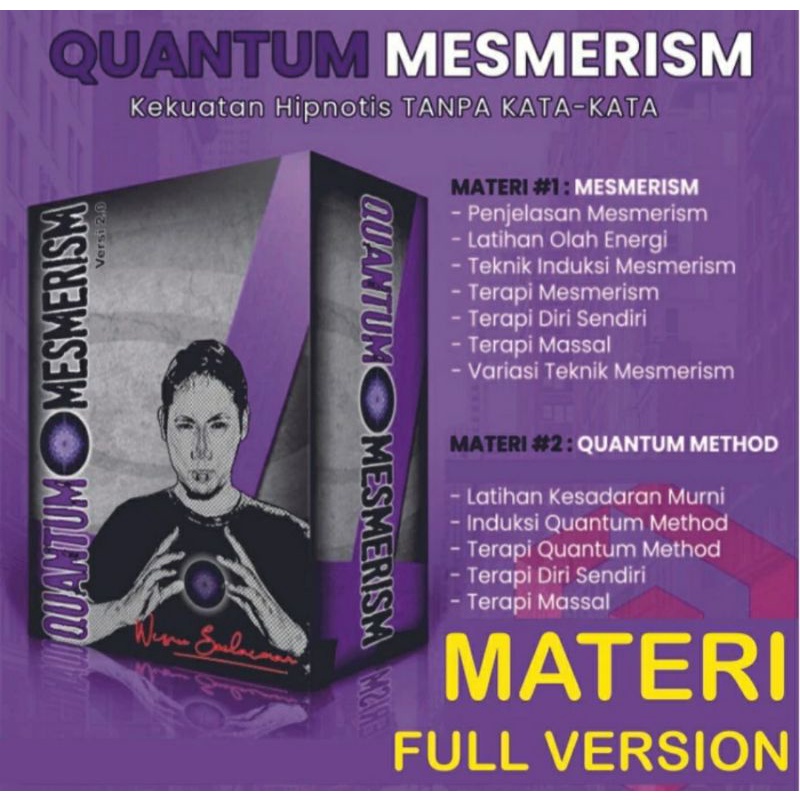 hipnotis tanpa kata Mesmerism dan Big bonus full materi jagoan hipnotis (PRODUK SELALU READY)
